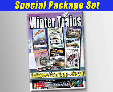 Winter Trains - 6 Shows in a 3-Disc Set DVD